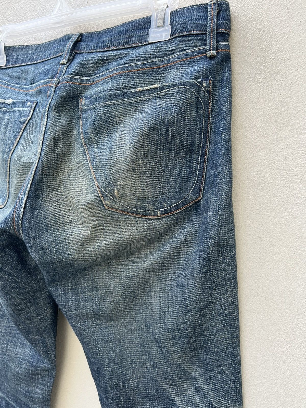 Earnest Sewn Earnest Sewn Rips Distressed Denim Flare Jeans Size US 30 / EU 46 - 17 Thumbnail