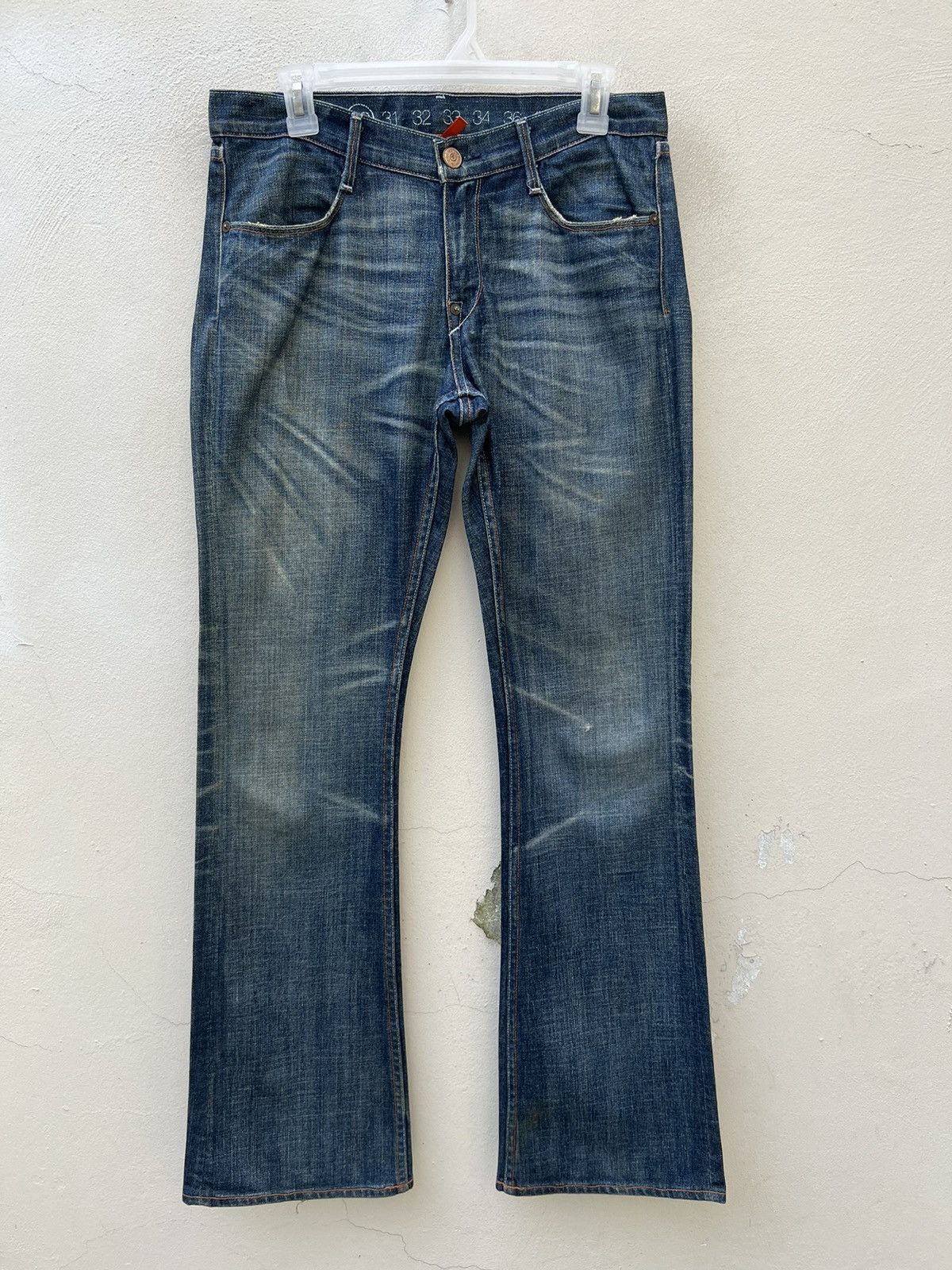 Earnest Sewn Earnest Sewn Rips Distressed Denim Flare Jeans Size US 30 / EU 46 - 6 Thumbnail