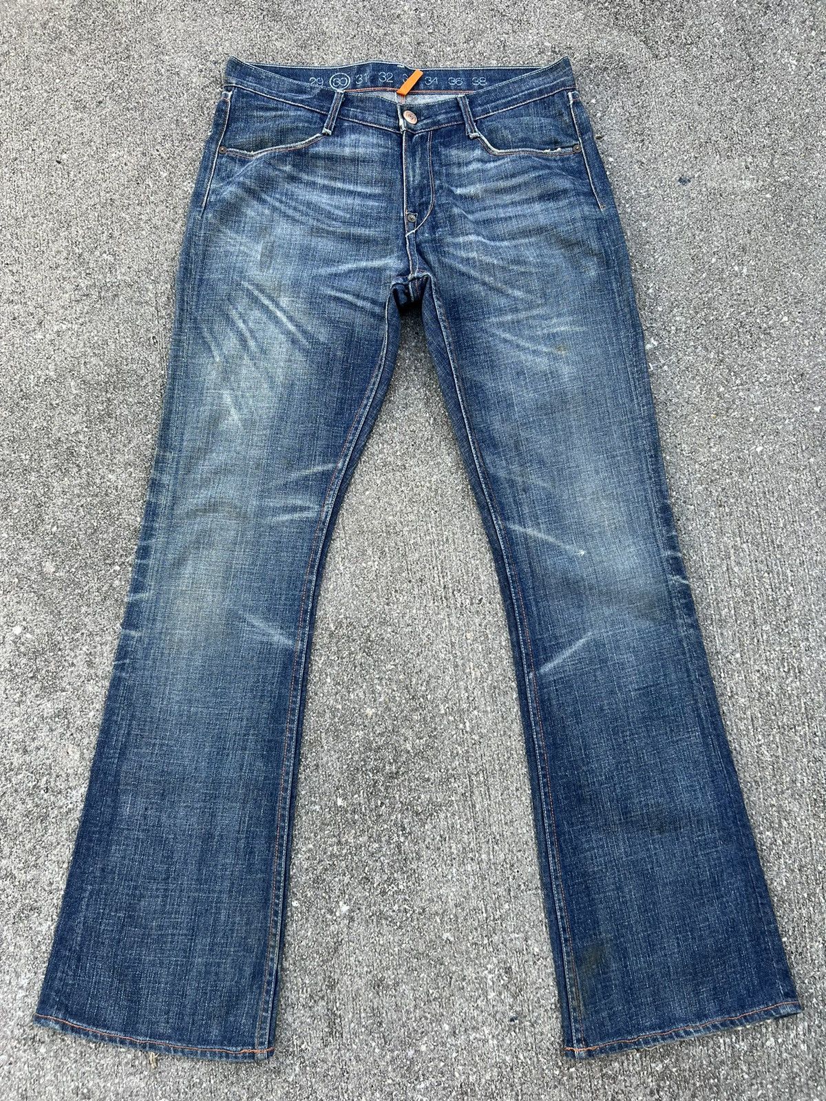 Earnest Sewn Earnest Sewn Rips Distressed Denim Flare Jeans Size US 30 / EU 46 - 1 Thumbnail