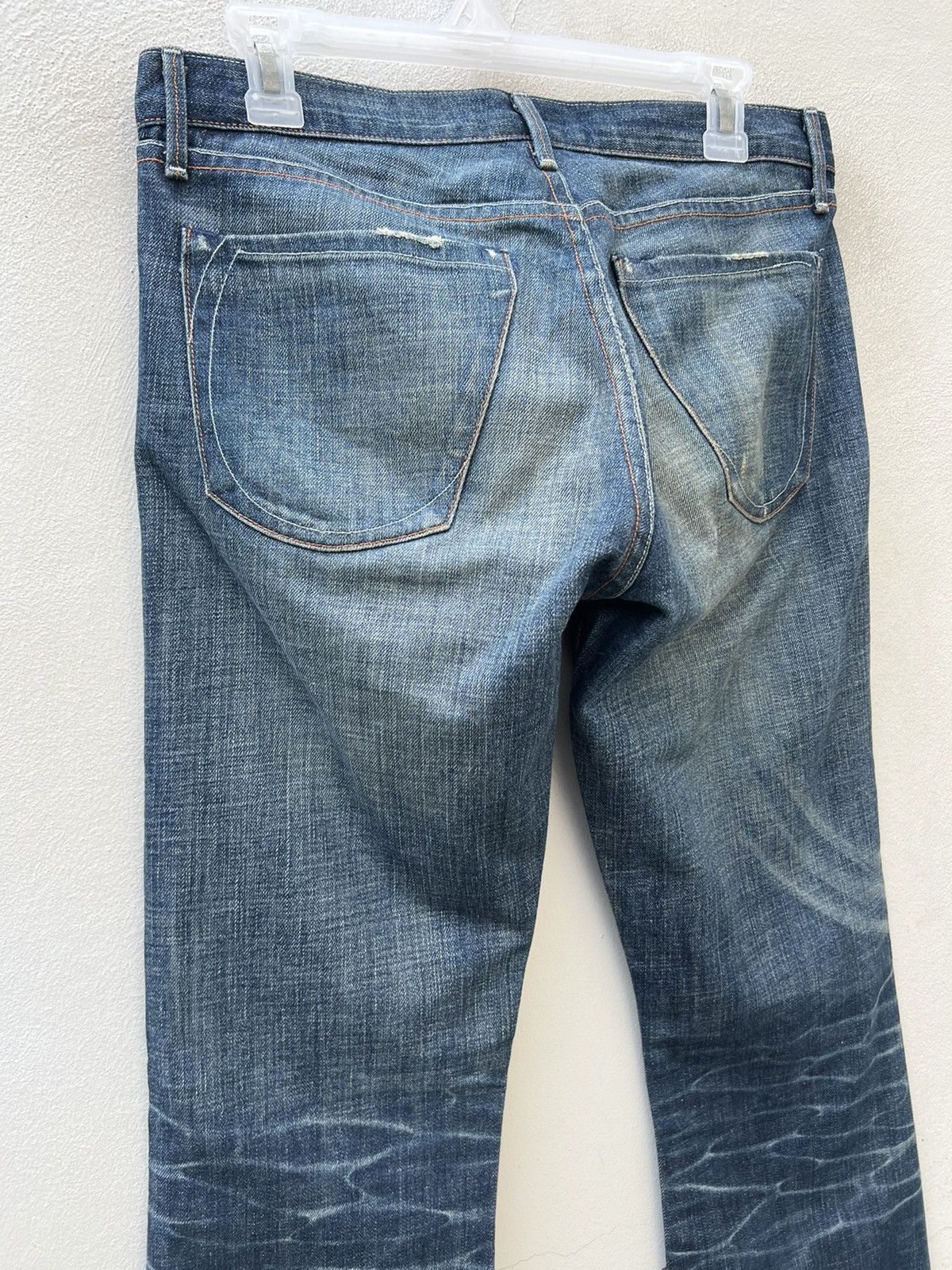 Earnest Sewn Earnest Sewn Rips Distressed Denim Flare Jeans Size US 30 / EU 46 - 15 Thumbnail