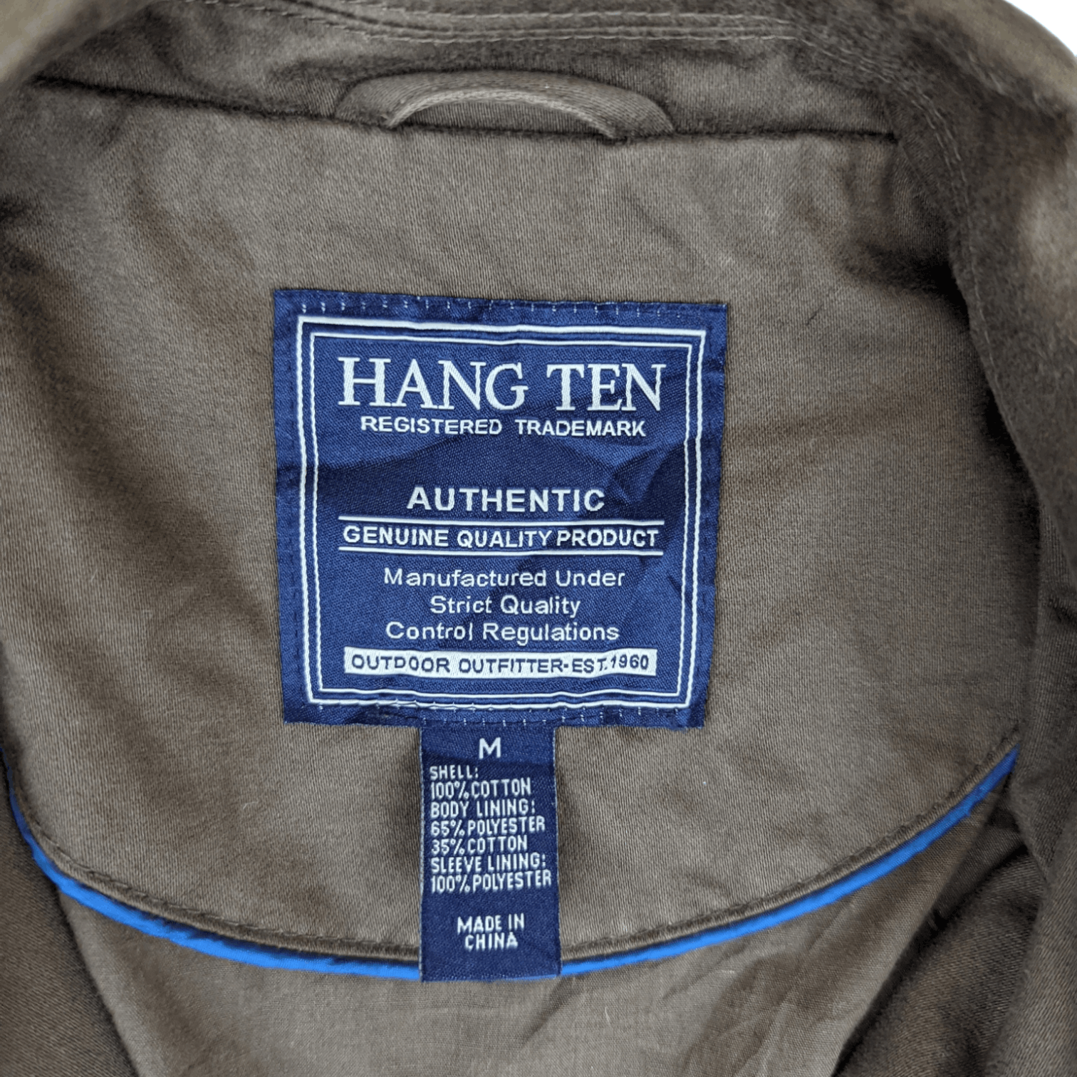 Hang Ten Vintage HANG TEN Military Trench Coat Blazer Style Size US M / EU 48-50 / 2 - 8 Thumbnail