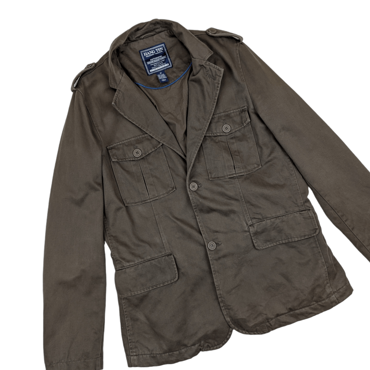 Hang Ten Vintage HANG TEN Military Trench Coat Blazer Style Size US M / EU 48-50 / 2 - 3 Thumbnail