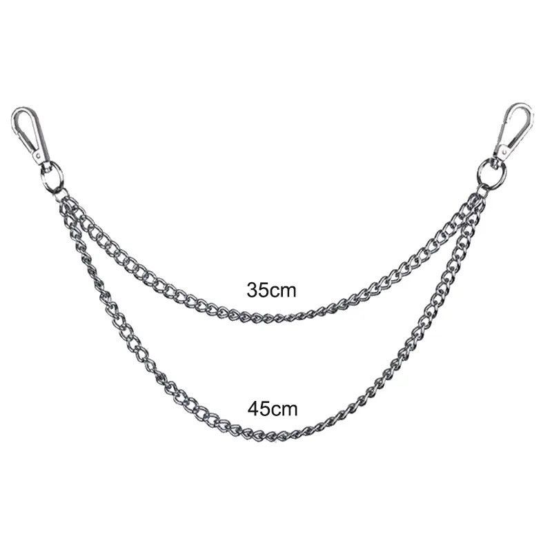 Jewelry Metal Punk Rock Layered Chain Keychains Size ONE SIZE - 2 Thumbnail