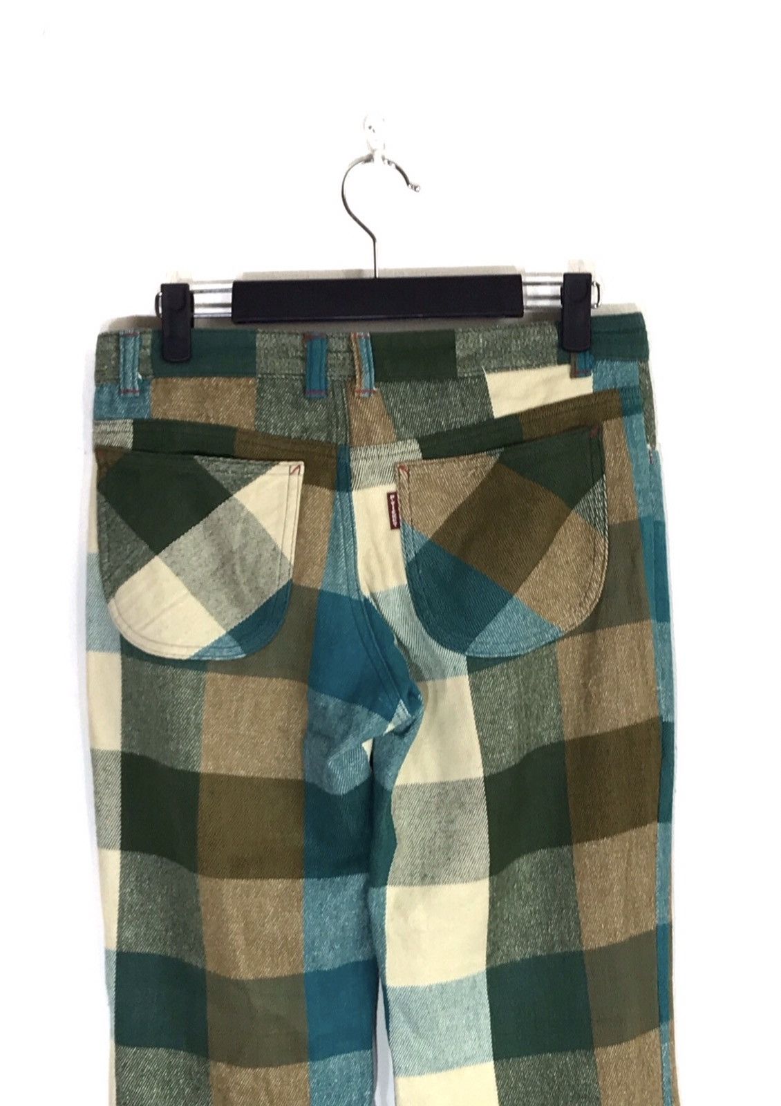 Japanese Brand Made In Japan P Ticket Green Tartan Jeans Size US 30 / EU 46 - 4 Thumbnail