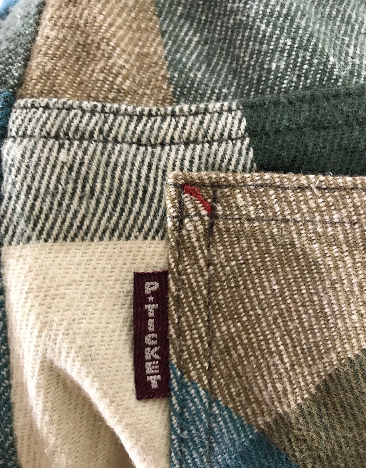Japanese Brand Made In Japan P Ticket Green Tartan Jeans Size US 30 / EU 46 - 7 Thumbnail