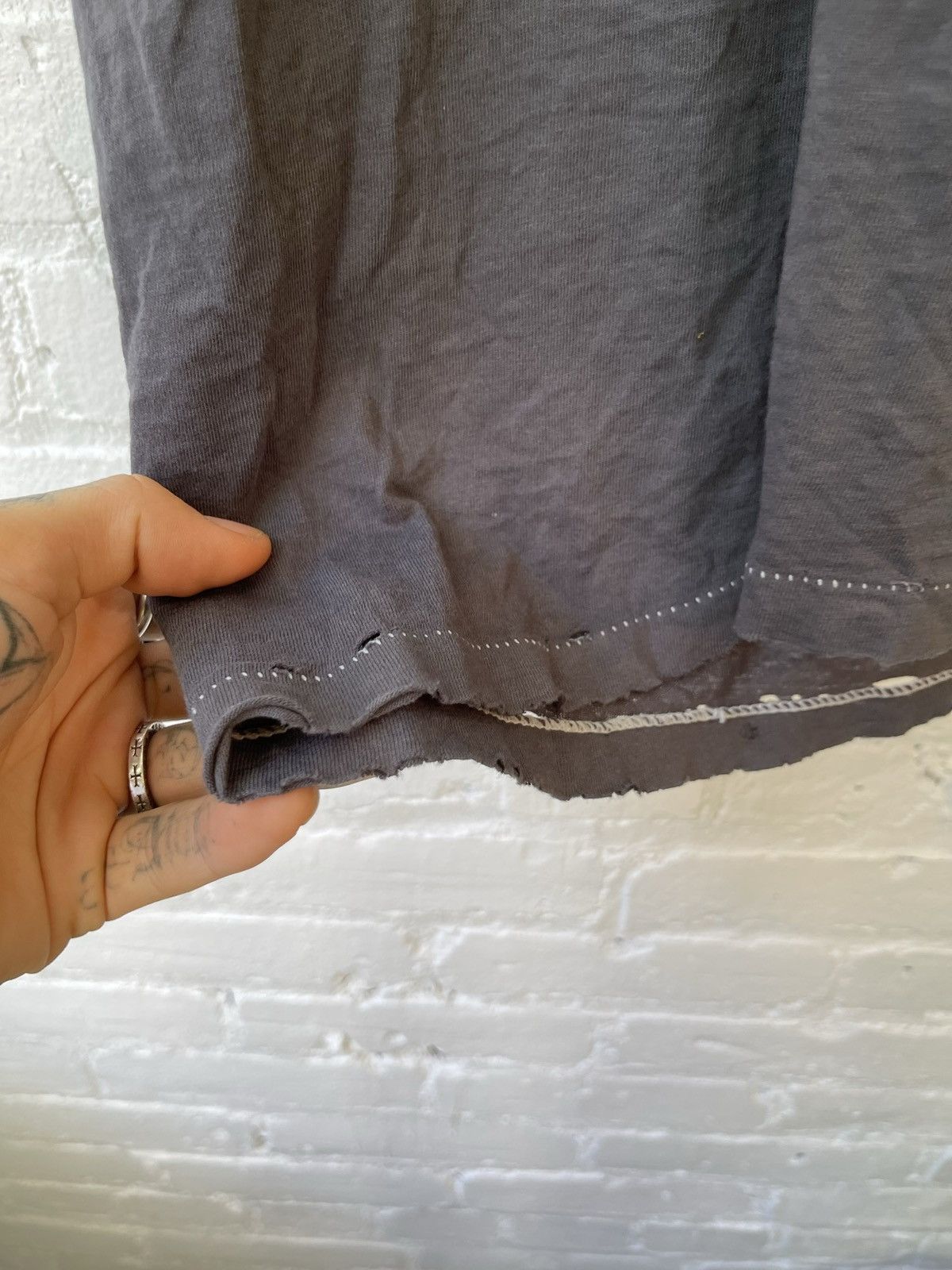 Vintage Vintage THRASHED Single Stitch Thin Shear XL Size US XL / EU 56 / 4 - 9 Thumbnail