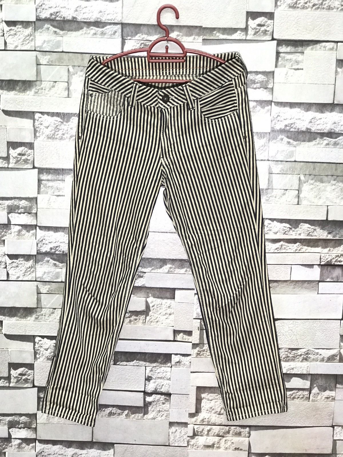 Designer × Japanese Brand Betty Smith Striped Jeans Made In Japan Size US 32 / EU 48 - 1 Thumbnail