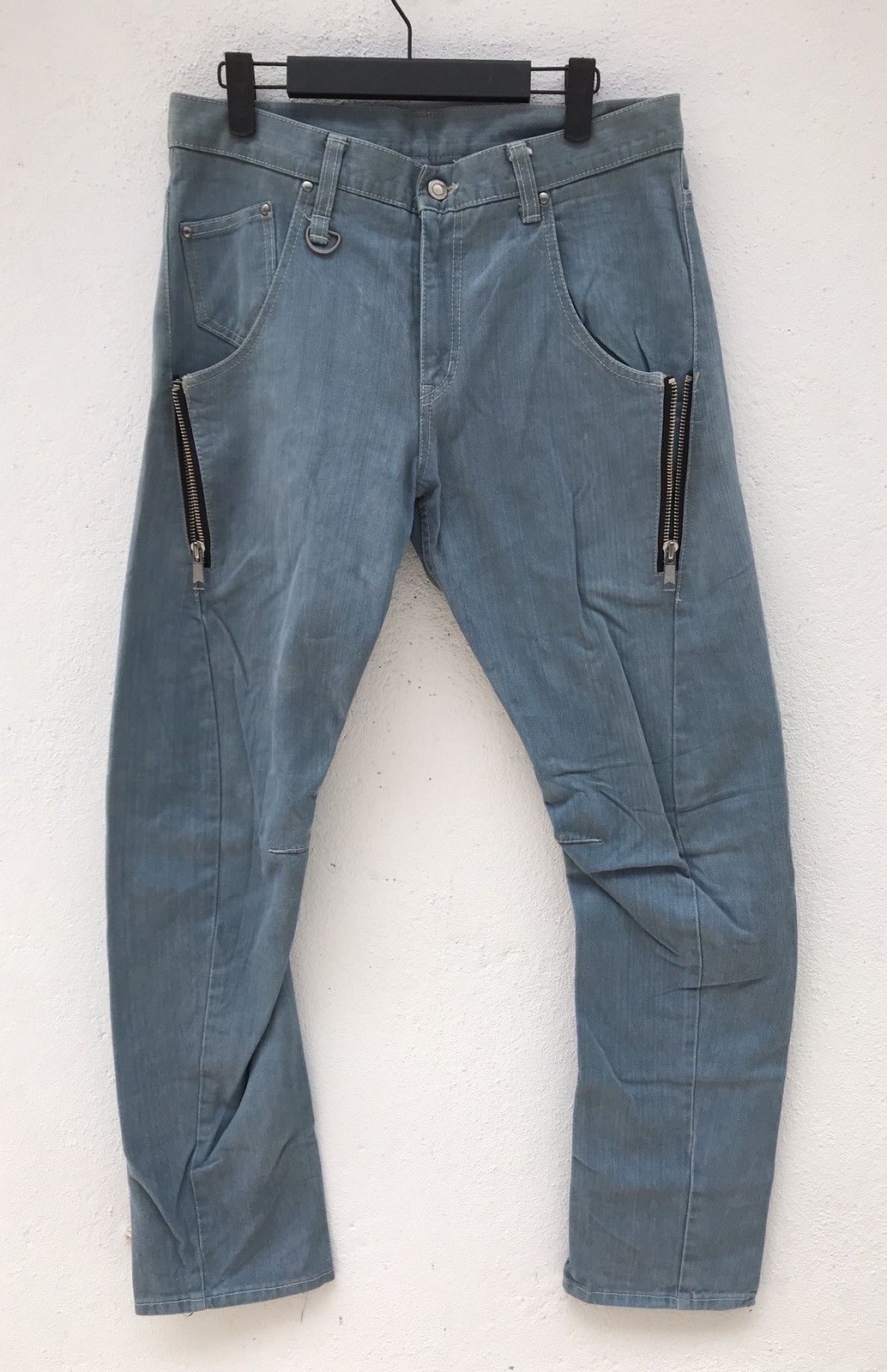 Japanese Brand Made In Japan Japanese Brand Long Zipper Slim Fits Jeans Size US 33 - 2 Thumbnail