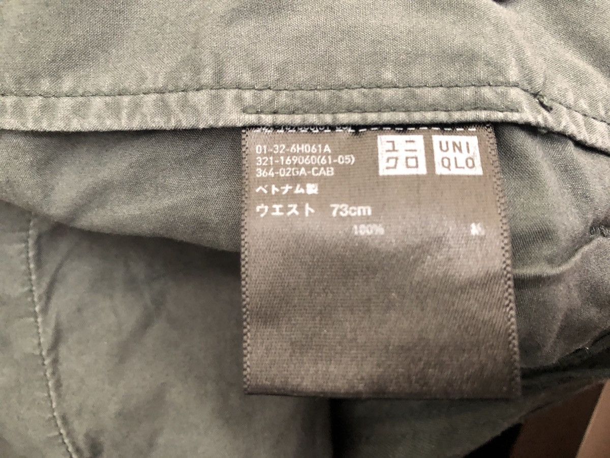 Lemaire Lemaire X Uniqlo Sun Fade Green Chinos Trouser Pant Cropped Size US 29 - 21 Thumbnail
