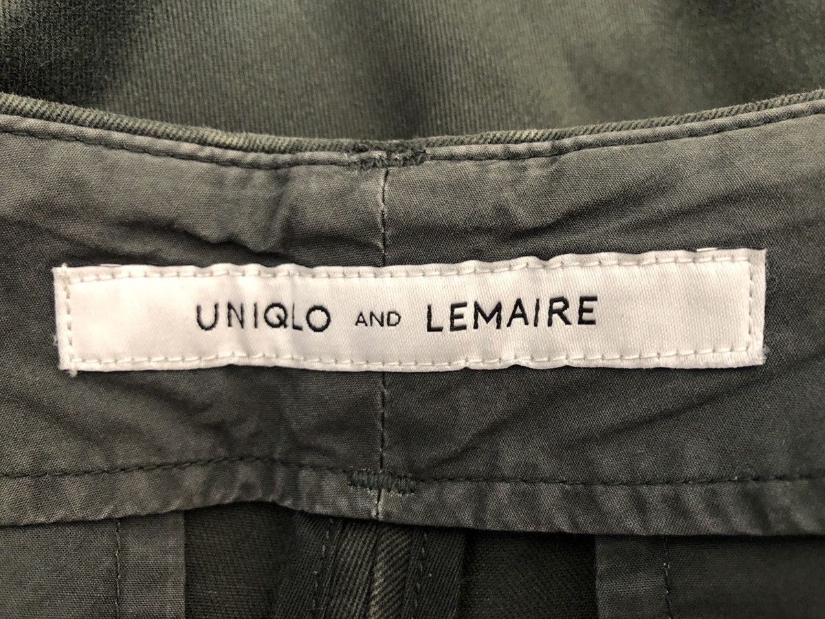 Lemaire Lemaire X Uniqlo Sun Fade Green Chinos Trouser Pant Cropped Size US 29 - 20 Thumbnail
