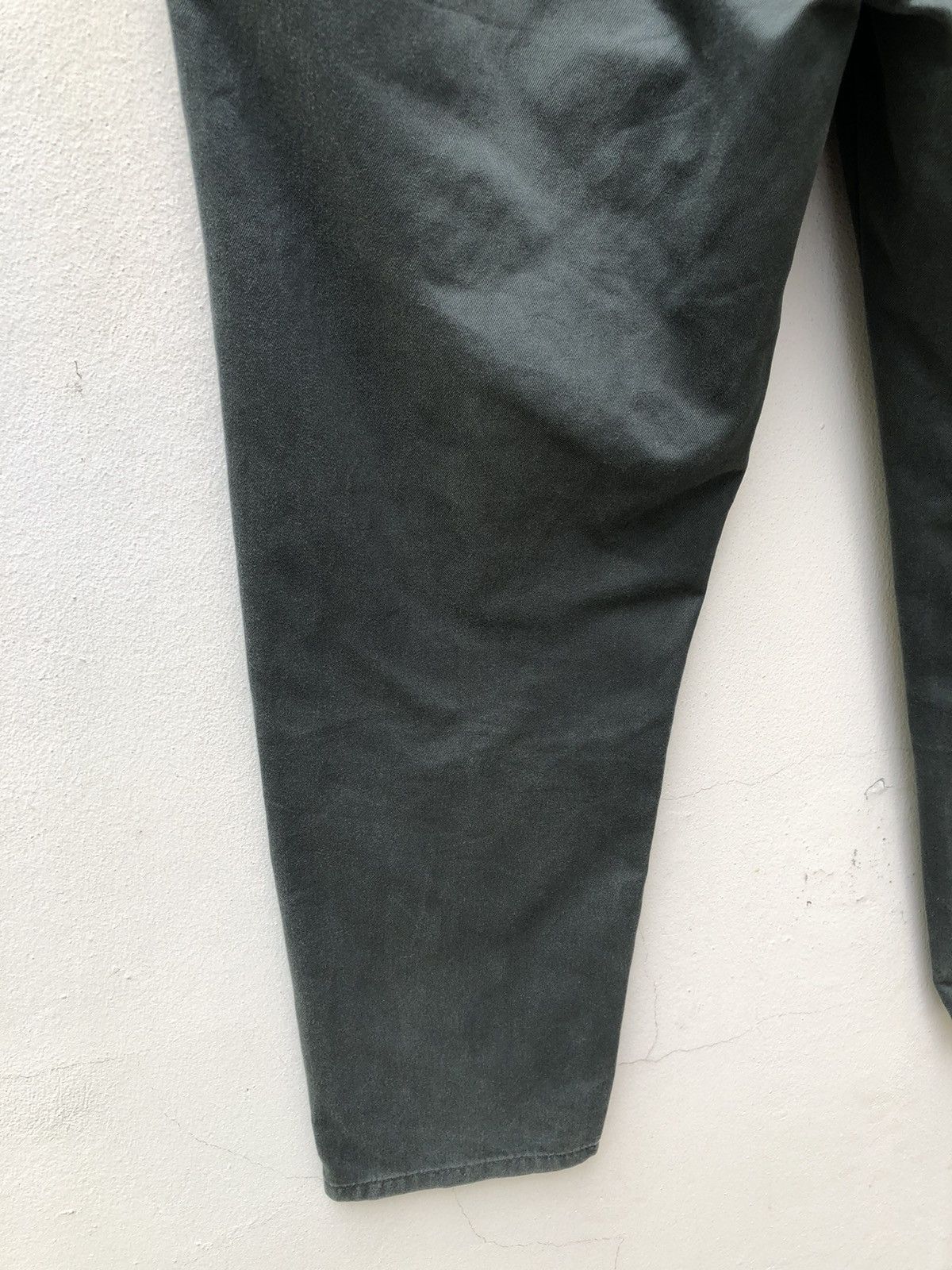 Lemaire Lemaire X Uniqlo Sun Fade Green Chinos Trouser Pant Cropped Size US 29 - 17 Thumbnail