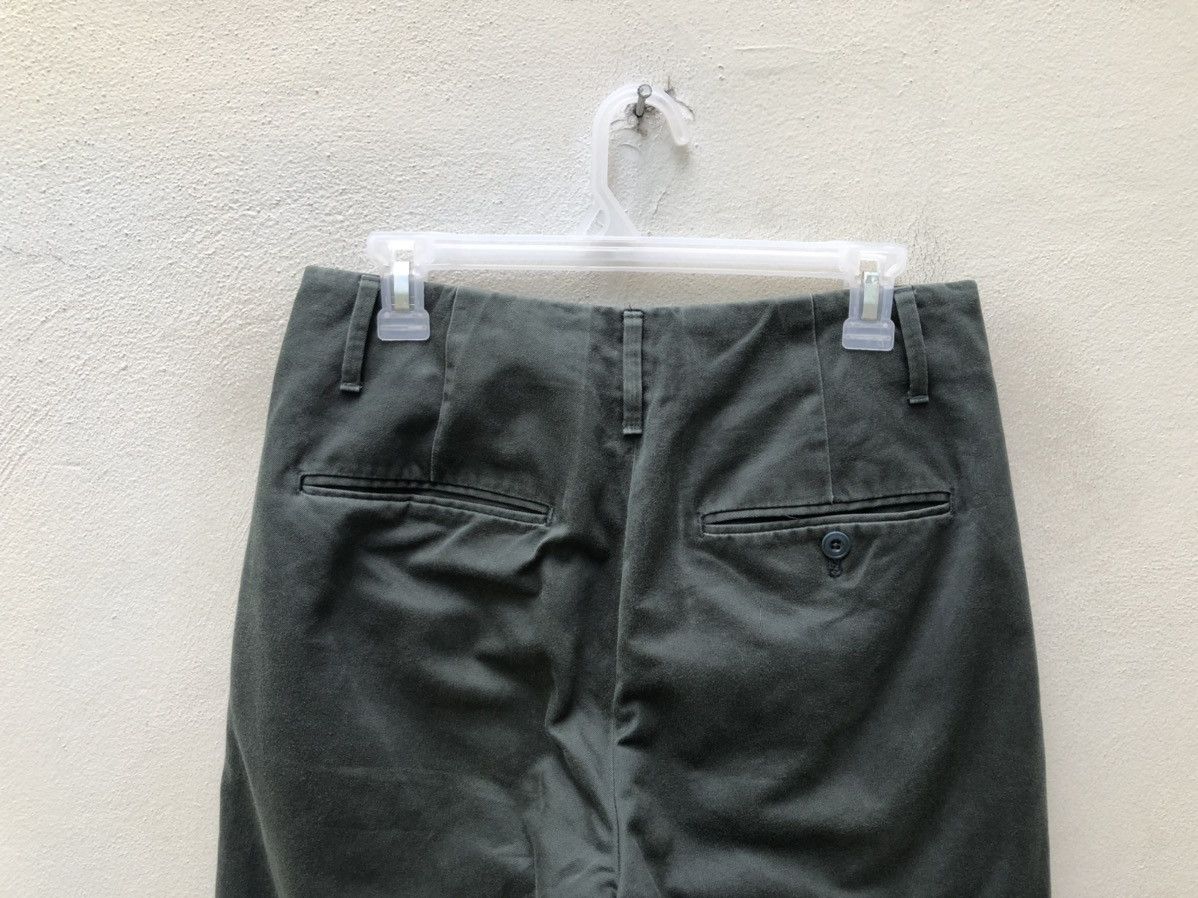Lemaire Lemaire X Uniqlo Sun Fade Green Chinos Trouser Pant Cropped Size US 29 - 15 Thumbnail