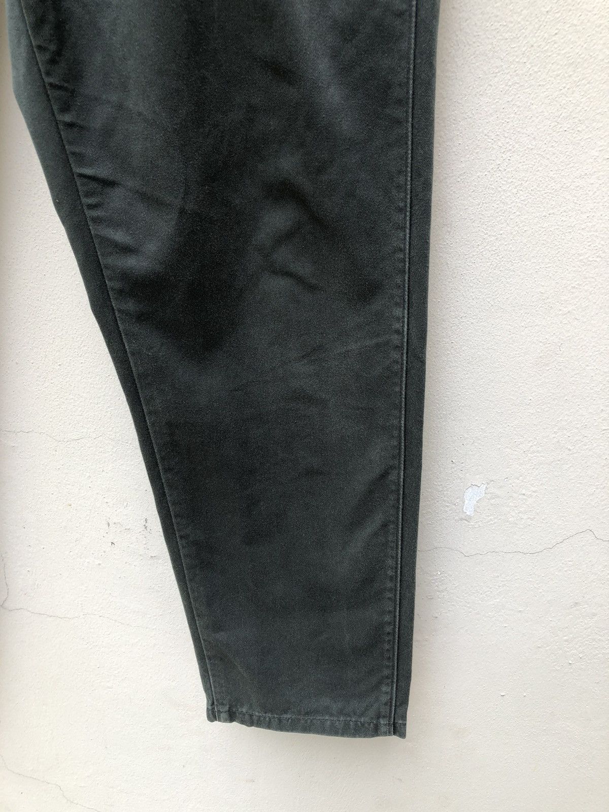 Lemaire Lemaire X Uniqlo Sun Fade Green Chinos Trouser Pant Cropped Size US 29 - 13 Thumbnail