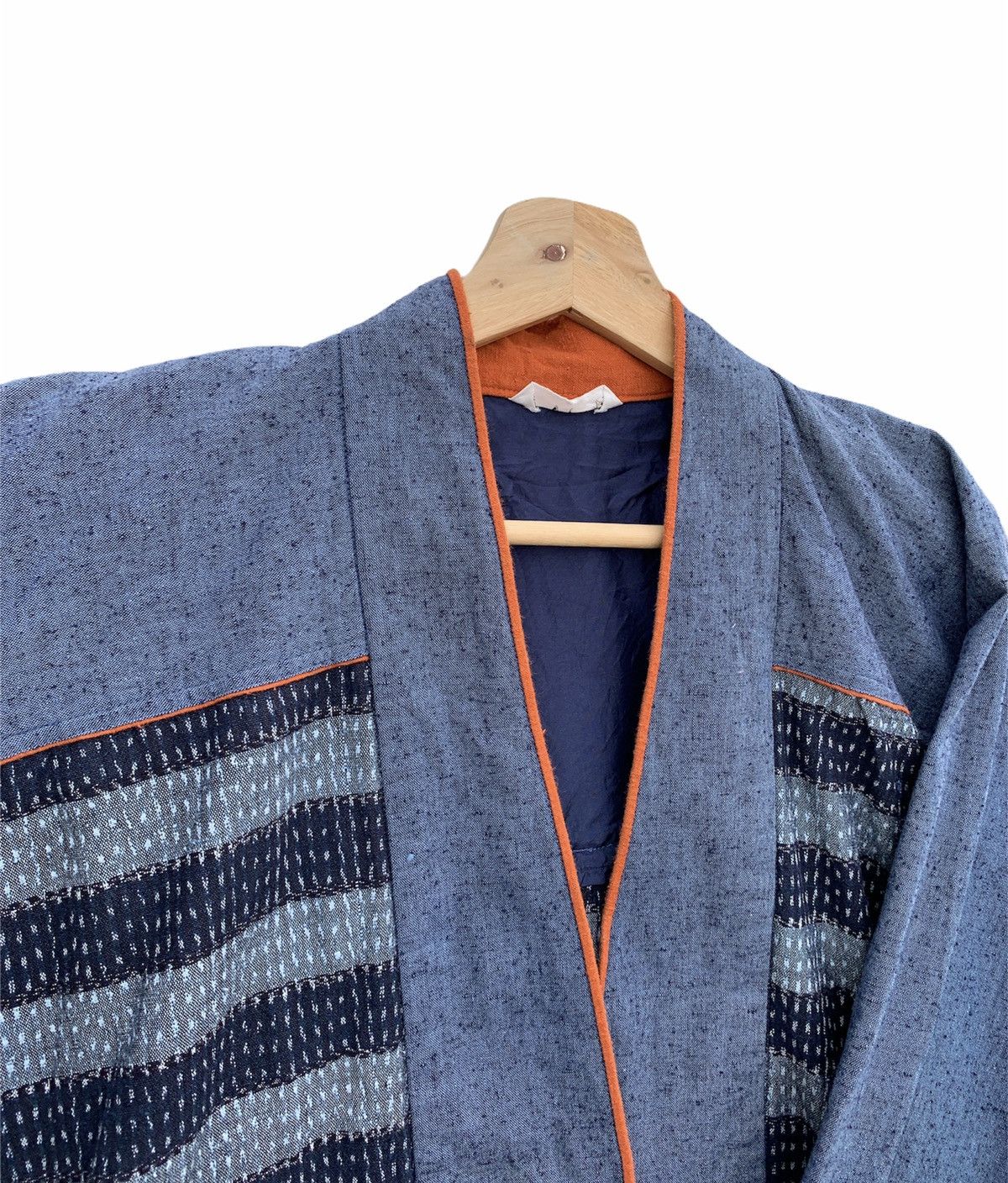 Indigo × Japanese Brand 🔥Vintage Kimono Indigo Overdyed Japanese Traditional Size US M / EU 48-50 / 2 - 9 Thumbnail