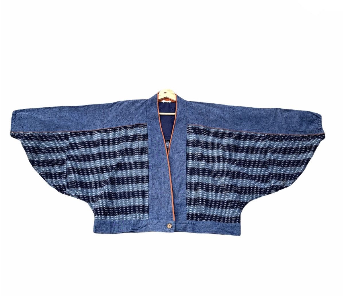 Indigo × Japanese Brand 🔥Vintage Kimono Indigo Overdyed Japanese Traditional Size US M / EU 48-50 / 2 - 1 Thumbnail