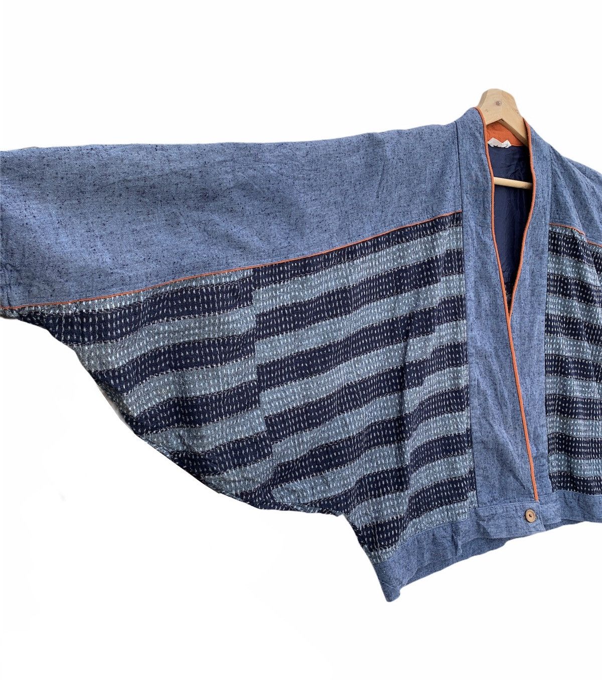 Indigo × Japanese Brand 🔥Vintage Kimono Indigo Overdyed Japanese Traditional Size US M / EU 48-50 / 2 - 8 Thumbnail