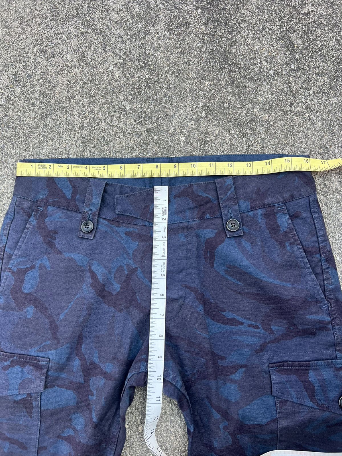 AKM AKM Japan Camouflage Curve Leg Stretchable Cargo Trouser Size US 31 - 2 Thumbnail