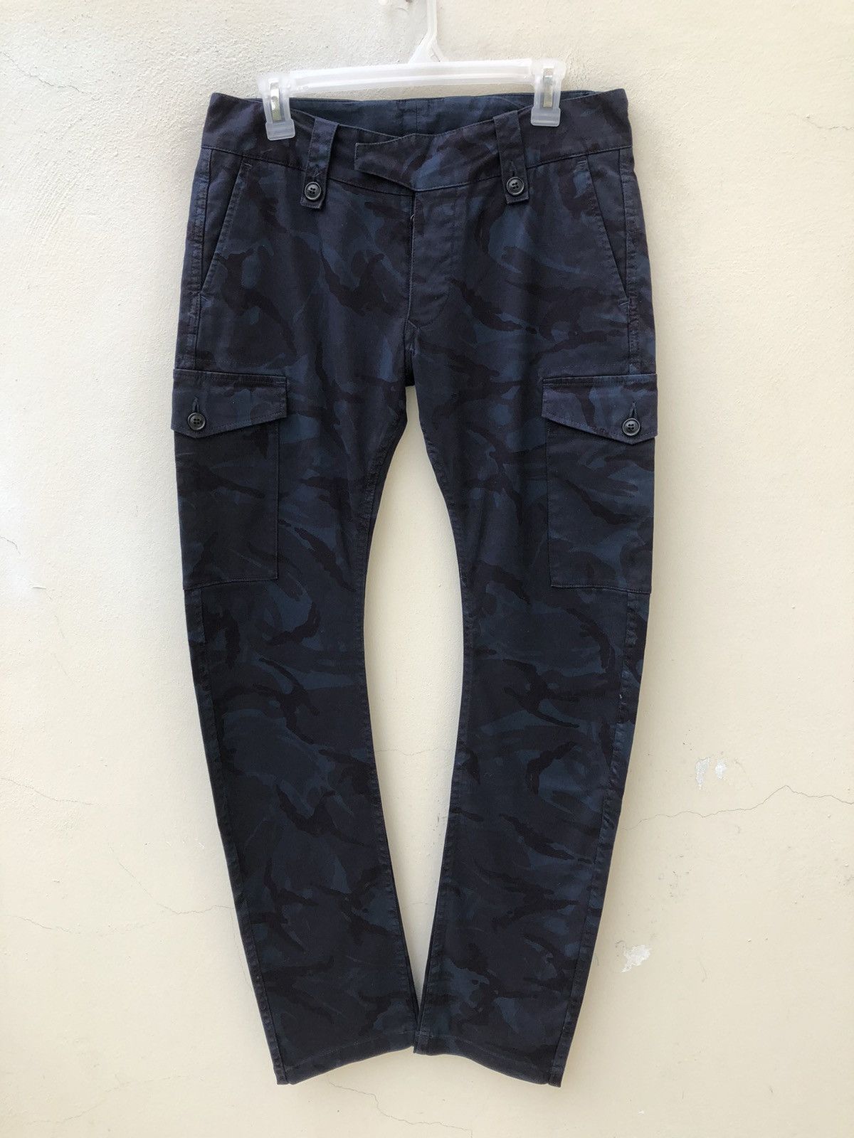 AKM AKM Japan Camouflage Curve Leg Stretchable Cargo Trouser Size US 31 - 6 Thumbnail