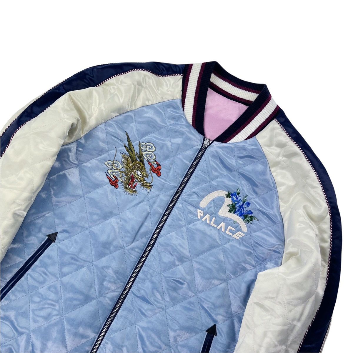 Palace Palace x Evisu Reversible Souvenir Jacket | Grailed