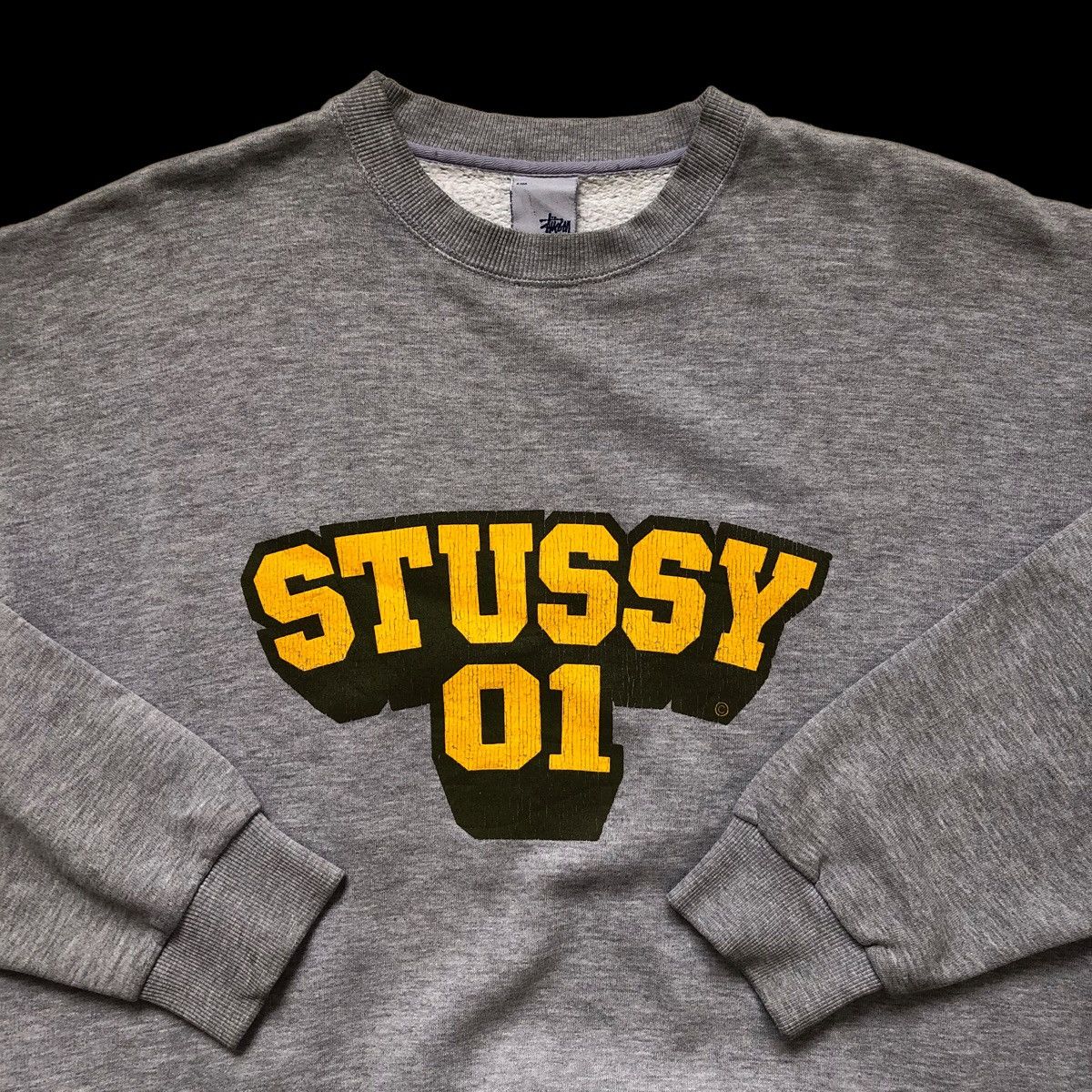 Stussy × Vintage 🔥Steals🔥STUSSY 01 Rare Og Design Crewneck Sweatshirt Size US L / EU 52-54 / 3 - 5 Thumbnail