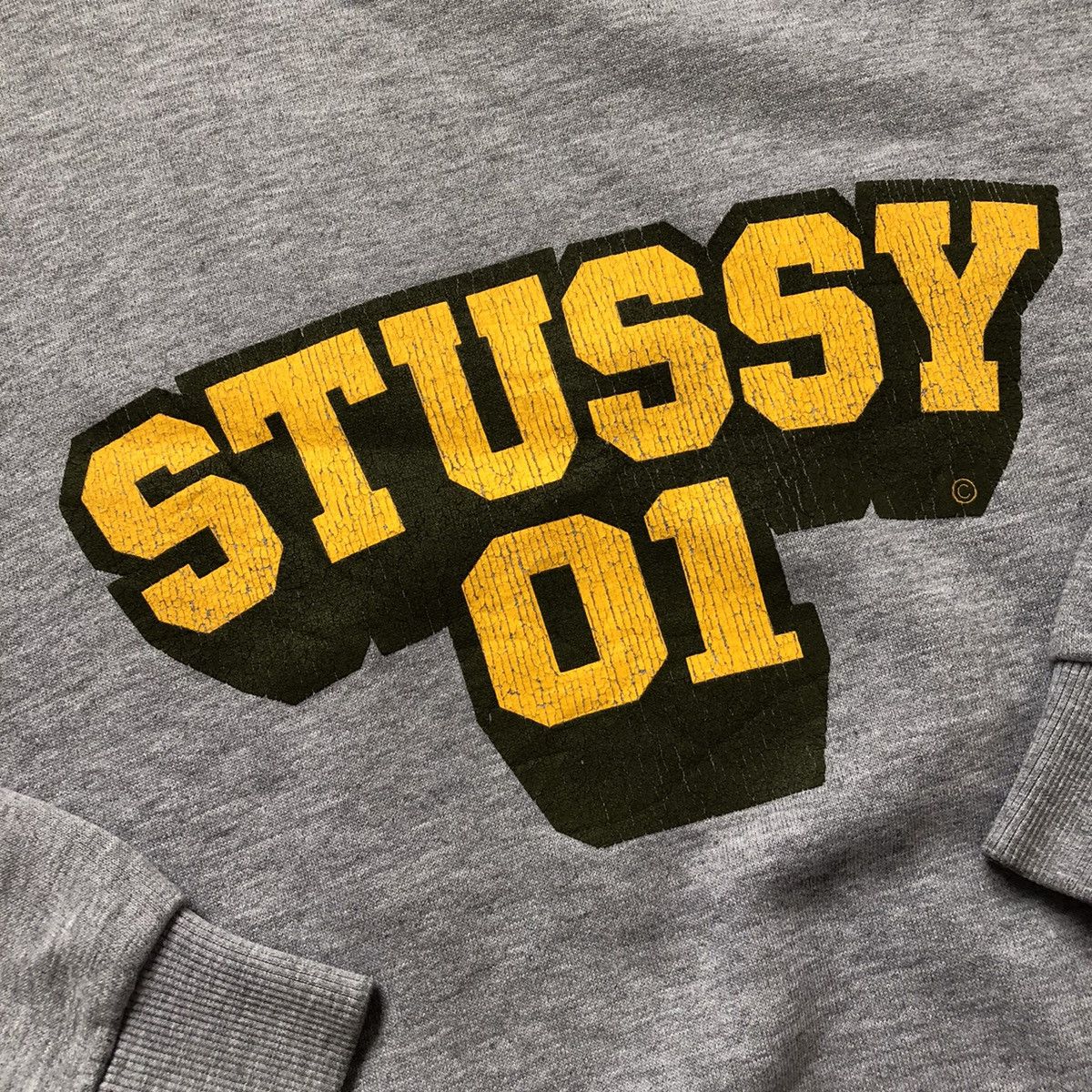 Stussy × Vintage 🔥Steals🔥STUSSY 01 Rare Og Design Crewneck Sweatshirt Size US L / EU 52-54 / 3 - 6 Thumbnail