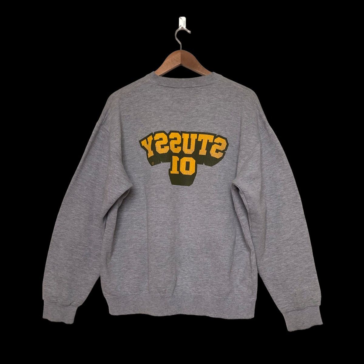 Stussy × Vintage 🔥Steals🔥STUSSY 01 Rare Og Design Crewneck Sweatshirt Size US L / EU 52-54 / 3 - 2 Thumbnail