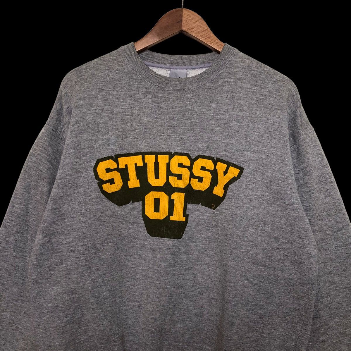 Stussy × Vintage 🔥Steals🔥STUSSY 01 Rare Og Design Crewneck Sweatshirt Size US L / EU 52-54 / 3 - 3 Thumbnail