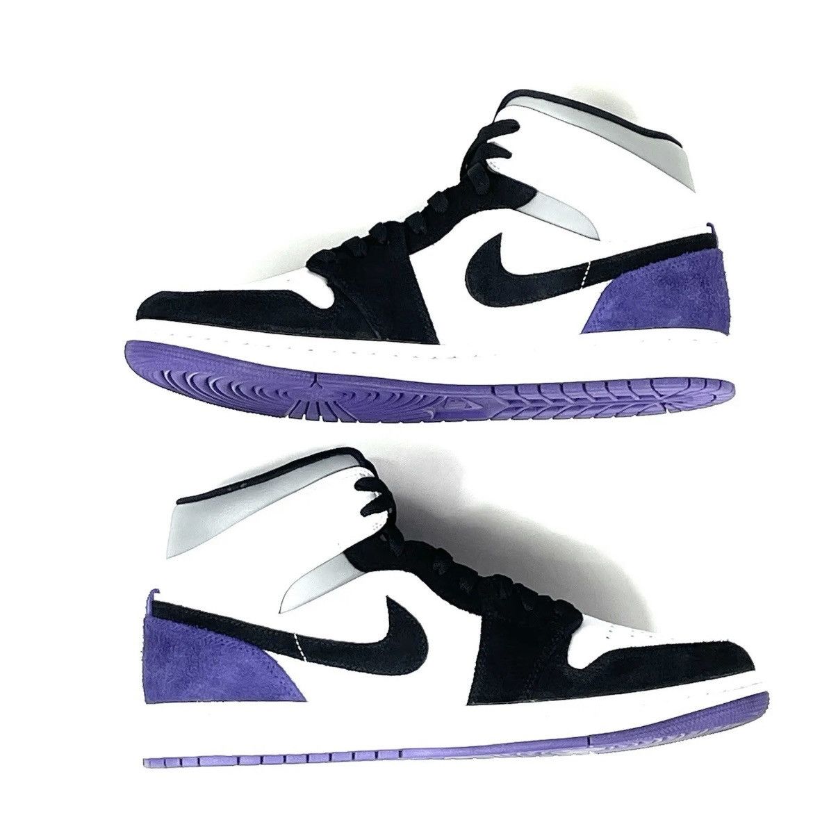 Jordan Brand New W/Box Nike Air Jordan 1 Mid SE Court Purple Size US 10.5 / EU 43-44 - 3 Thumbnail