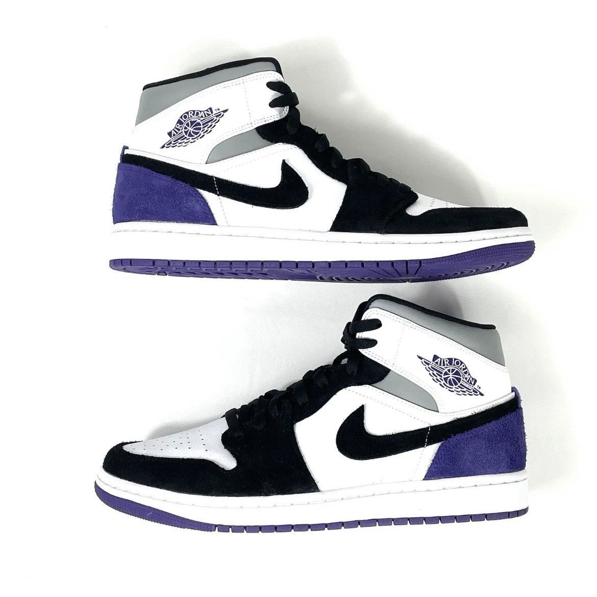 Jordan Brand New W/Box Nike Air Jordan 1 Mid SE Court Purple Size US 10.5 / EU 43-44 - 2 Thumbnail