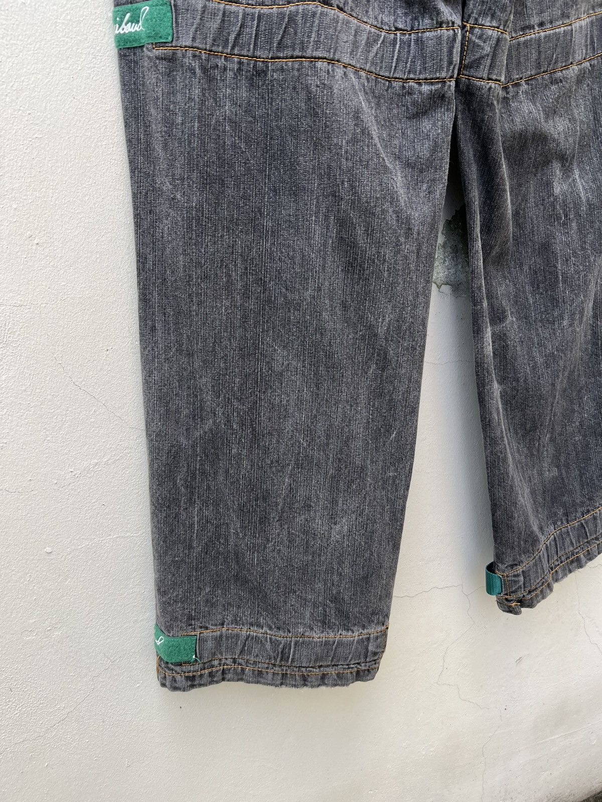 Marithe + Francois Girbaud Vintage MFG Green Strap Bondage Cargo Denim Trouser Size US 36 / EU 52 - 12 Thumbnail