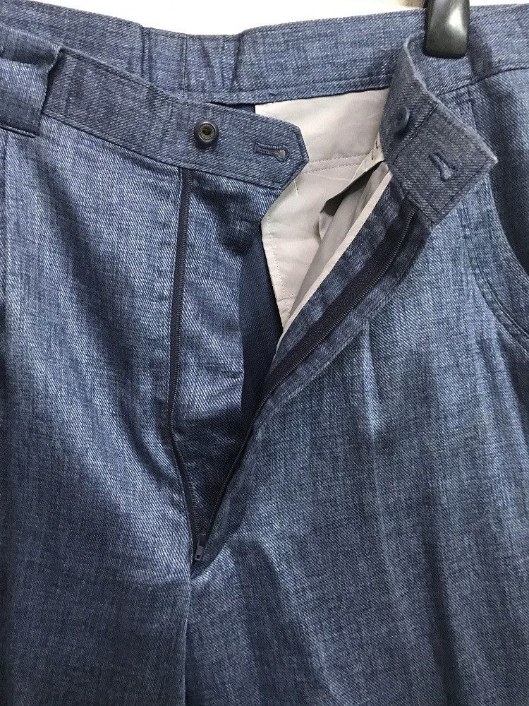 Designer × Hardy Amies HARDY AMIES SPORT Japan Linen Baggy Wide Trouser Pant Size US 36 / EU 52 - 6 Thumbnail