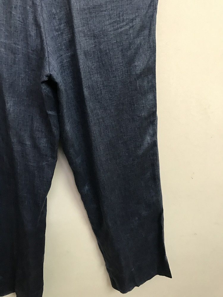 Designer × Hardy Amies HARDY AMIES SPORT Japan Linen Baggy Wide Trouser Pant Size US 36 / EU 52 - 10 Thumbnail