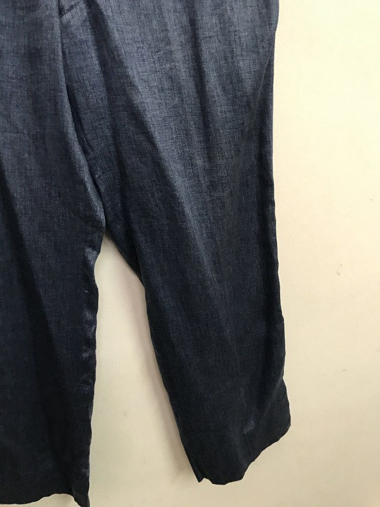 Designer × Hardy Amies HARDY AMIES SPORT Japan Linen Baggy Wide Trouser Pant Size US 36 / EU 52 - 4 Thumbnail