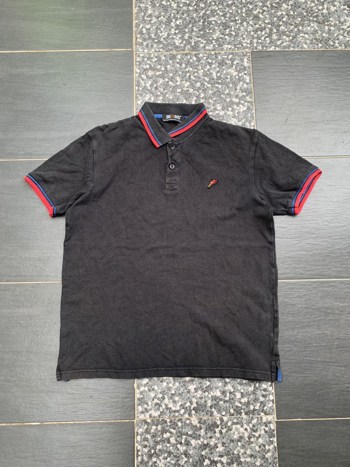 Beams Plus Vintage Beams Polo T- Shirt Size US M / EU 48-50 / 2 - 1 Thumbnail