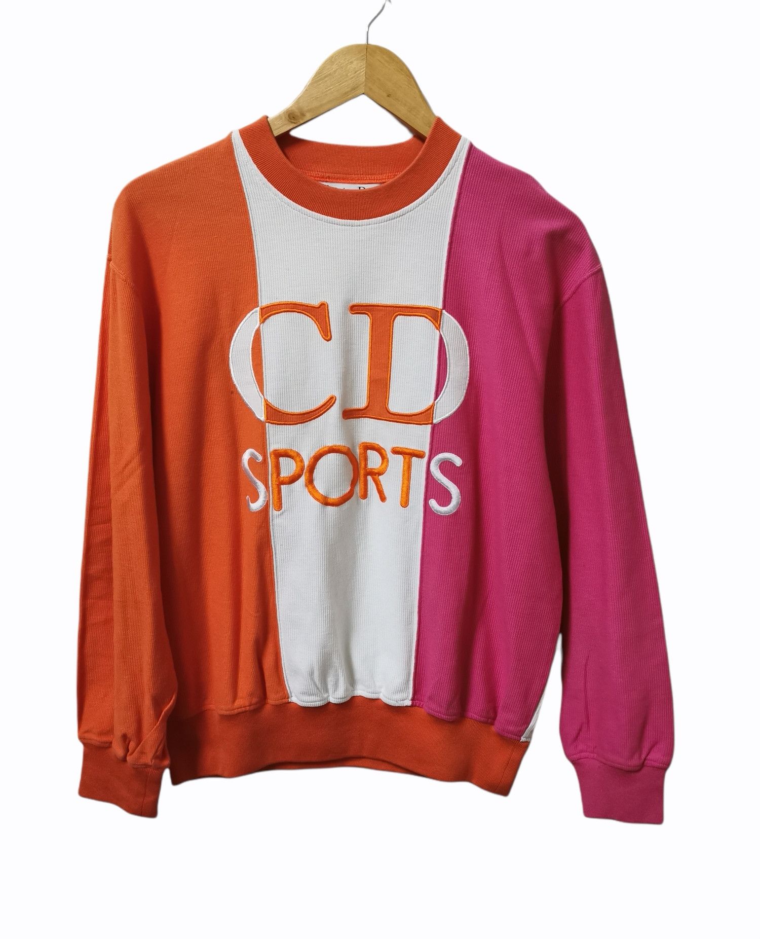 Christian Dior Monsieur Christian Dior Sweatshirt Embroidery CD Sports Size US M / EU 48-50 / 2 - 1 Thumbnail