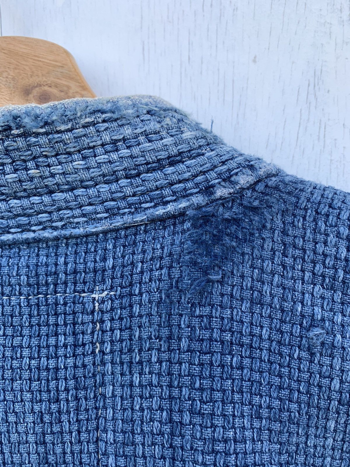 Indigo 🔥Vintage Japanese Brand Indigo Wash Kimono Size US M / EU 48-50 / 2 - 13 Thumbnail