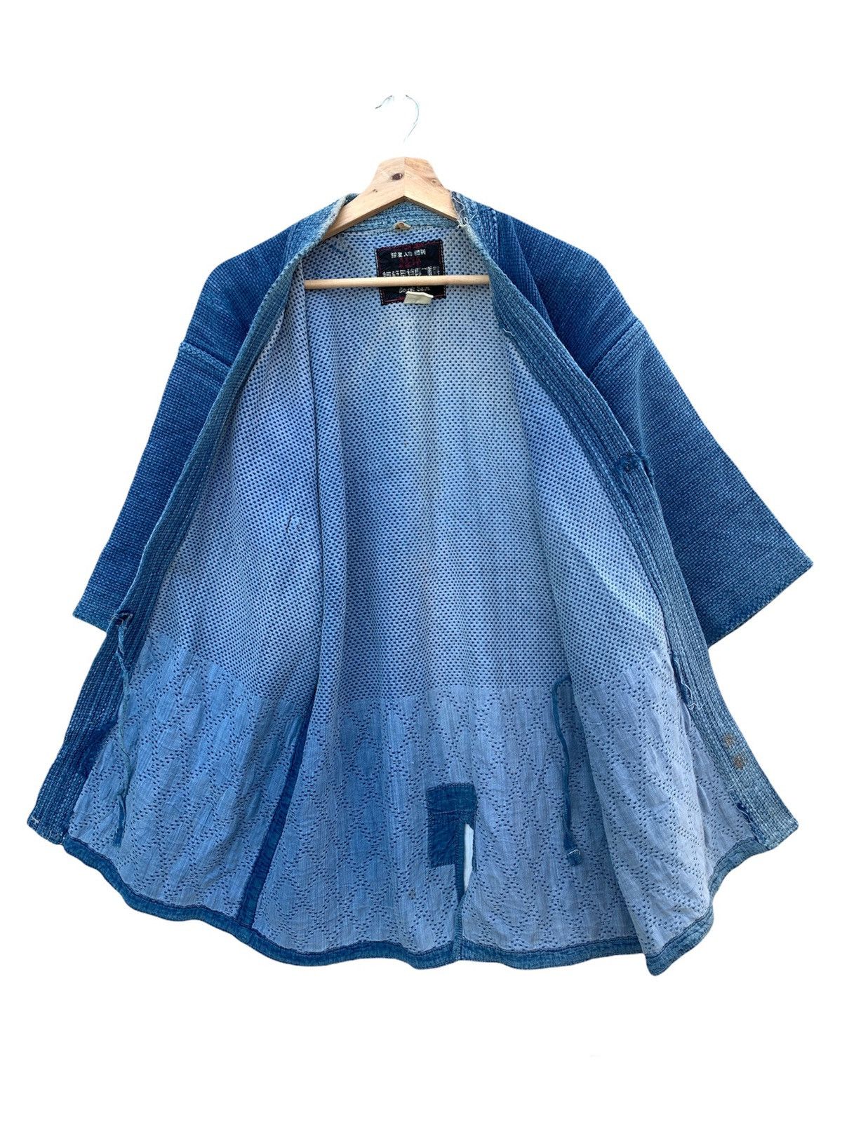 Indigo 🔥Vintage Japanese Brand Indigo Wash Kimono Size US M / EU 48-50 / 2 - 3 Thumbnail