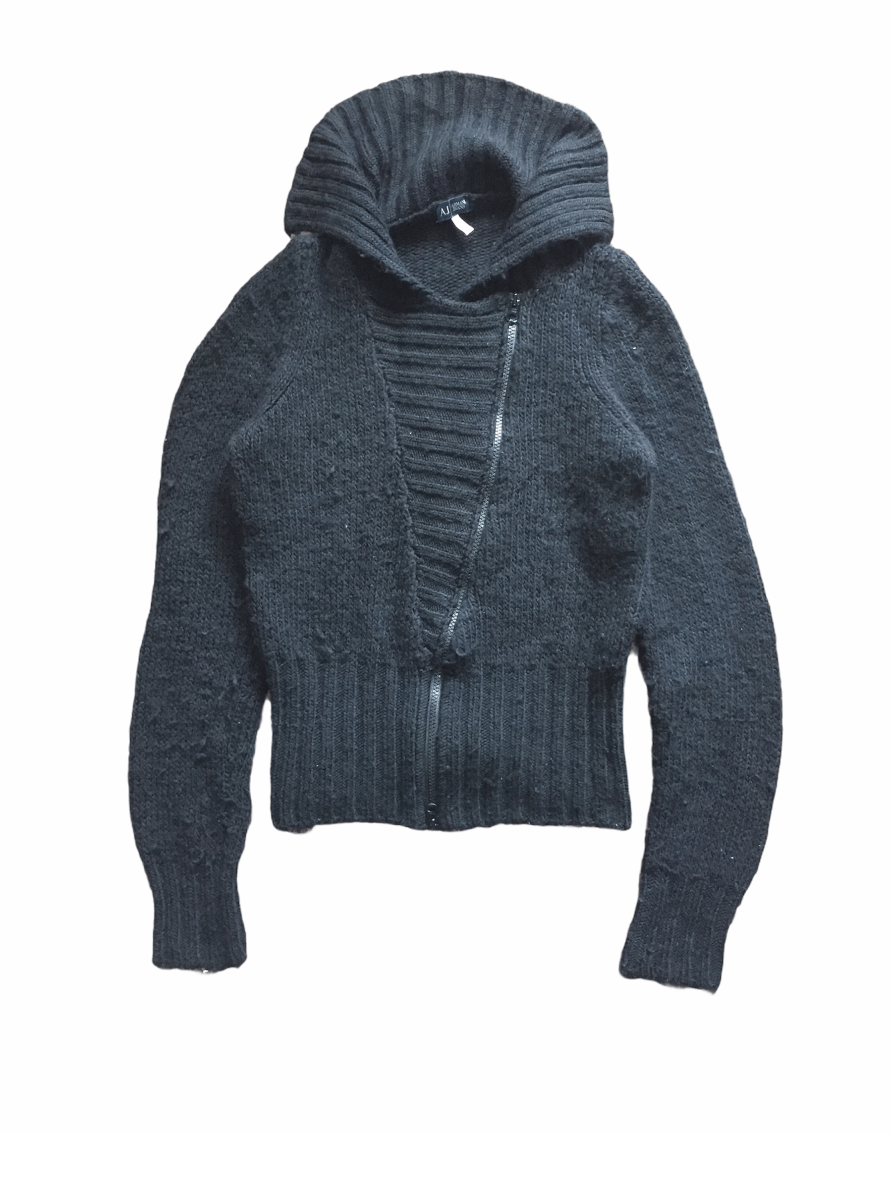 Armani Vtg Armani Asymmetrical mohair knit Size S / US 4 / IT 40 - 1 Thumbnail