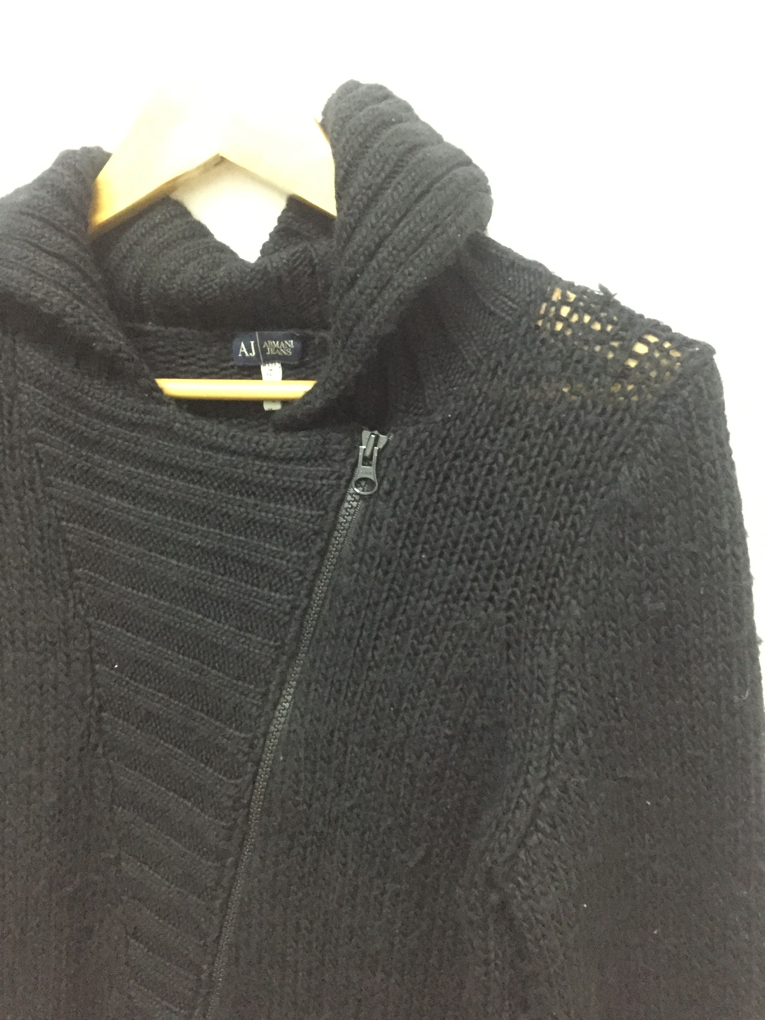Armani Vtg Armani Asymmetrical mohair knit Size S / US 4 / IT 40 - 5 Thumbnail