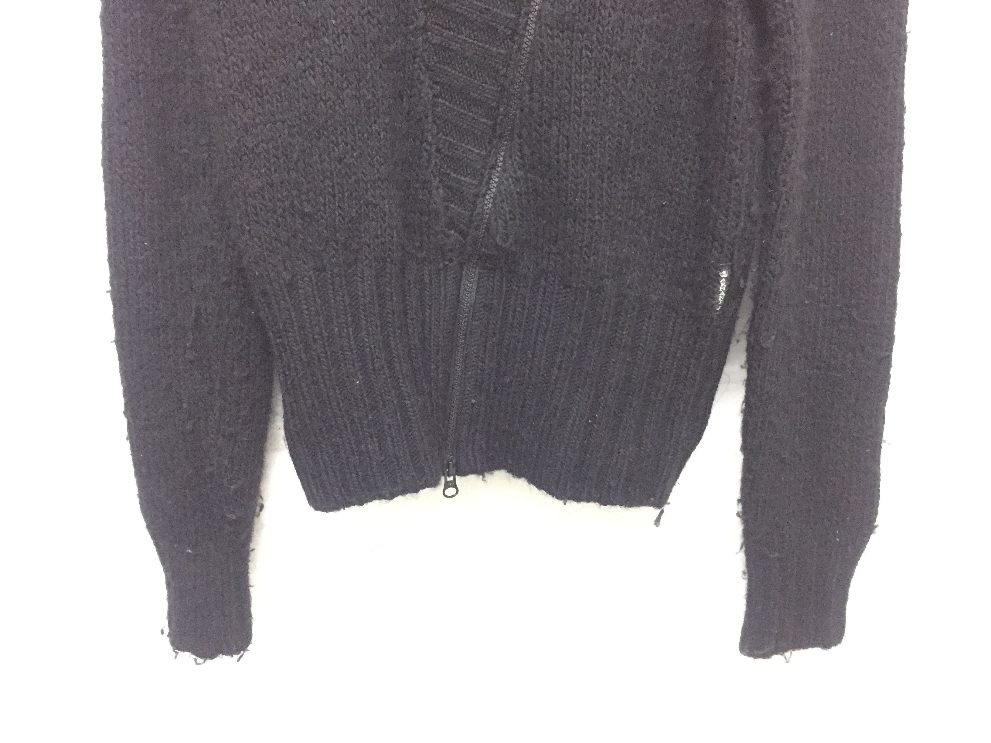 Armani Vtg Armani Asymmetrical mohair knit Size S / US 4 / IT 40 - 4 Thumbnail