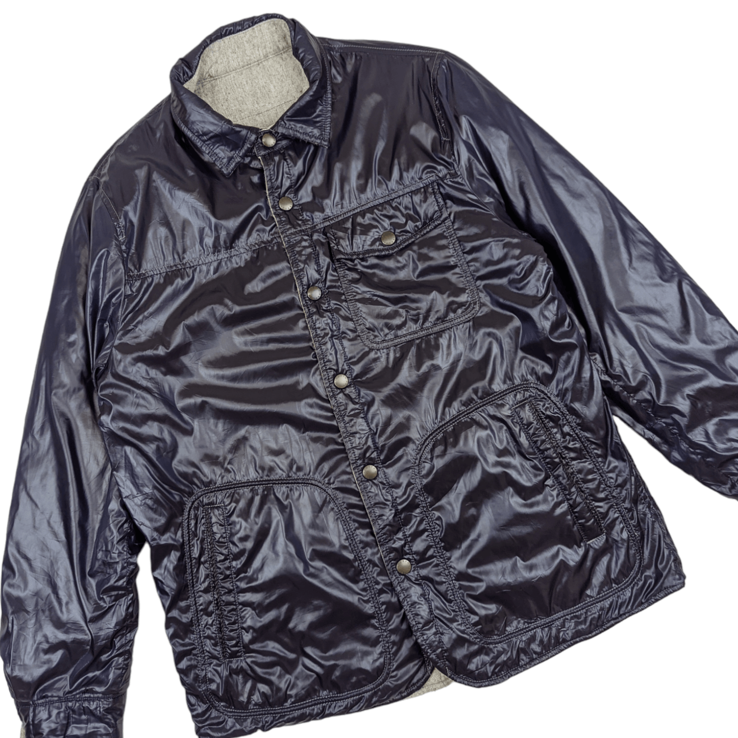 Joseph Abboud JOSEPH ABBOUD Windbreaker Puffer Style Reversible Jacket Size US M / EU 48-50 / 2 - 3 Thumbnail