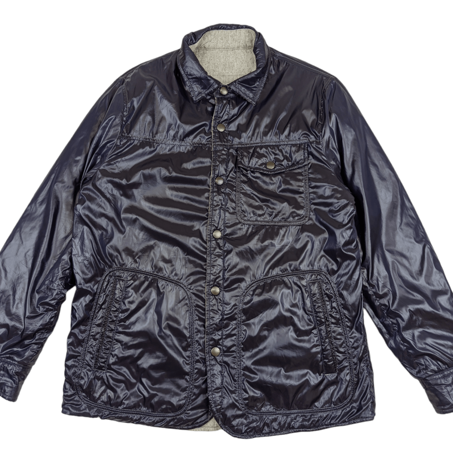 Joseph Abboud JOSEPH ABBOUD Windbreaker Puffer Style Reversible Jacket Size US M / EU 48-50 / 2 - 2 Thumbnail