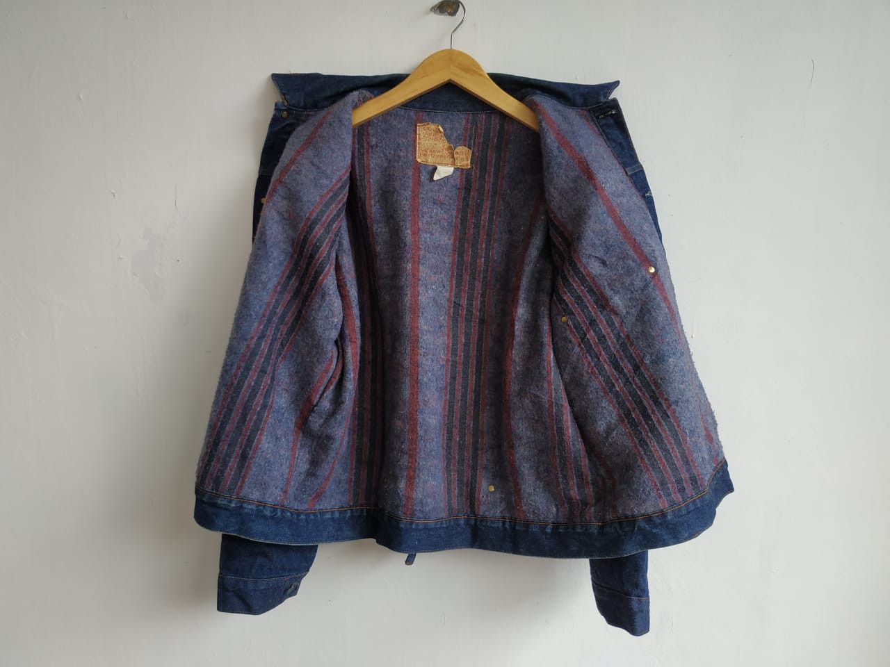 Sugar Cane Fit M to L, 90'S Sugarcane Type 1 Blanket Lined Denim Size US M / EU 48-50 / 2 - 4 Thumbnail