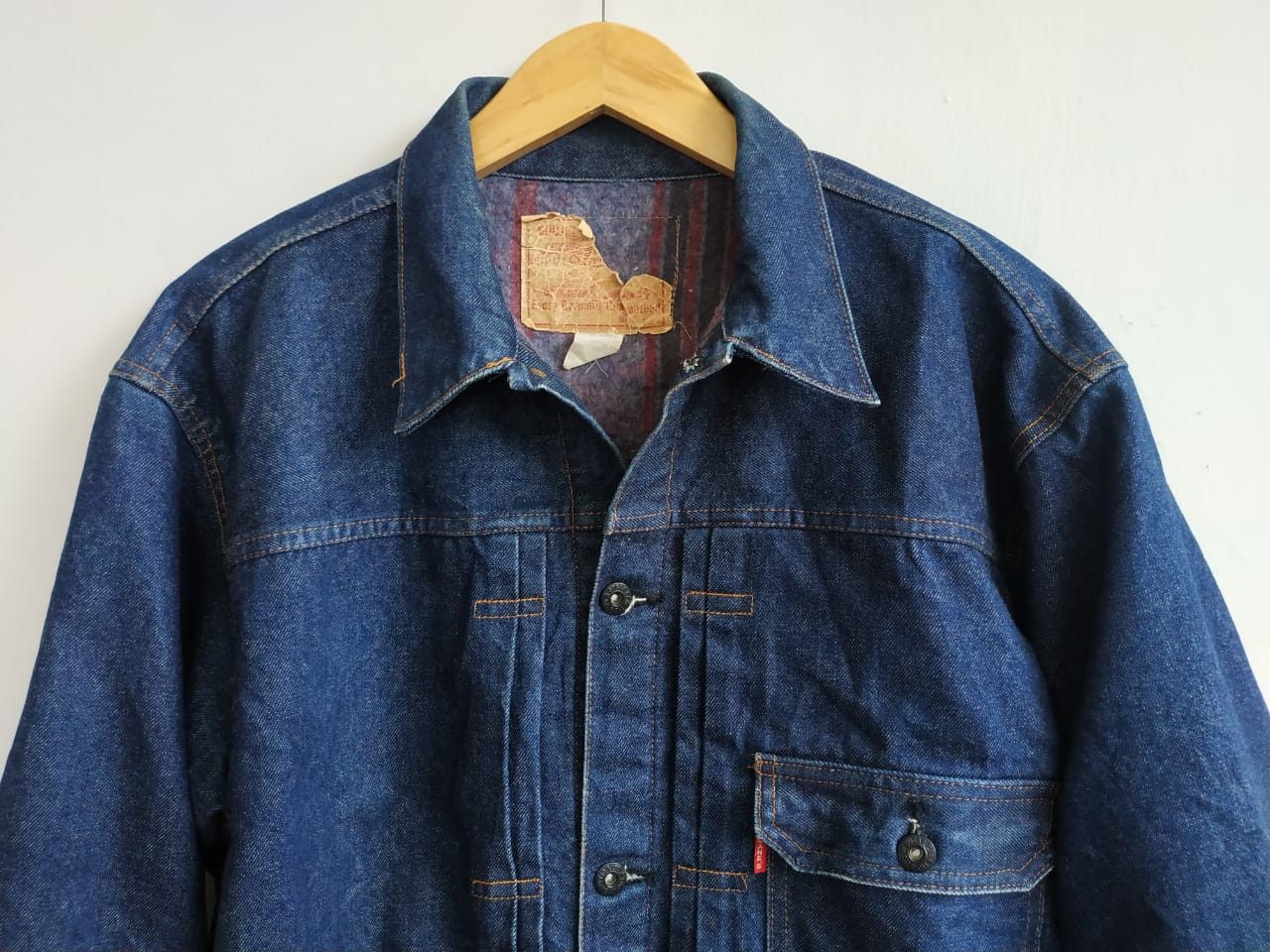 Sugar Cane Fit M to L, 90'S Sugarcane Type 1 Blanket Lined Denim Size US M / EU 48-50 / 2 - 10 Thumbnail