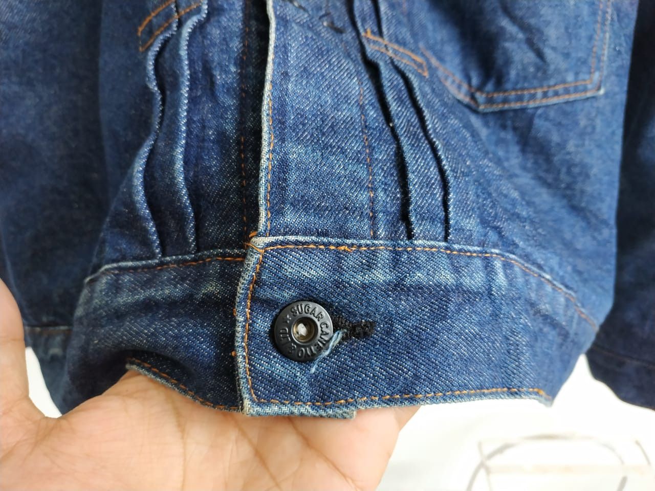 Sugar Cane Fit M to L, 90'S Sugarcane Type 1 Blanket Lined Denim Size US M / EU 48-50 / 2 - 9 Thumbnail
