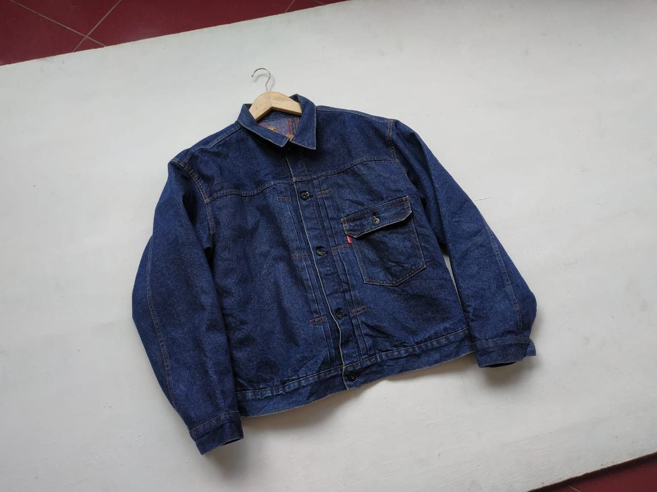 Sugar Cane Fit M to L, 90'S Sugarcane Type 1 Blanket Lined Denim Size US M / EU 48-50 / 2 - 5 Thumbnail