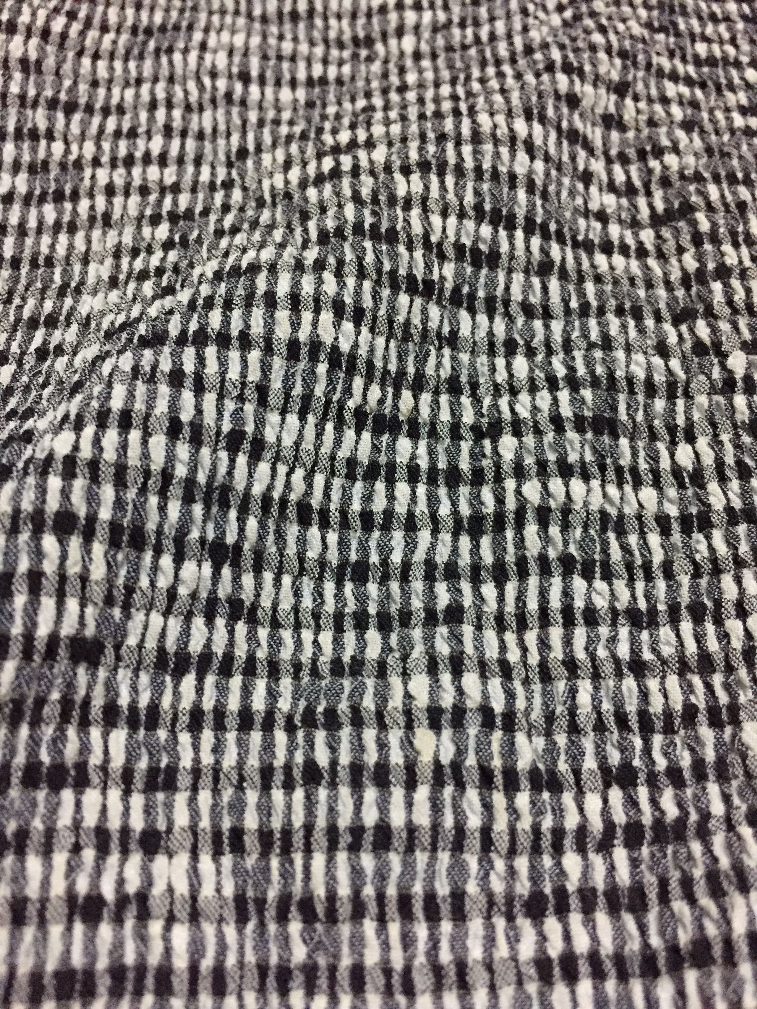 Issey Miyake AW06 Checkered Wrinkle Abstract Zipper Sweater Size M / US 6-8 / IT 42-44 - 5 Thumbnail