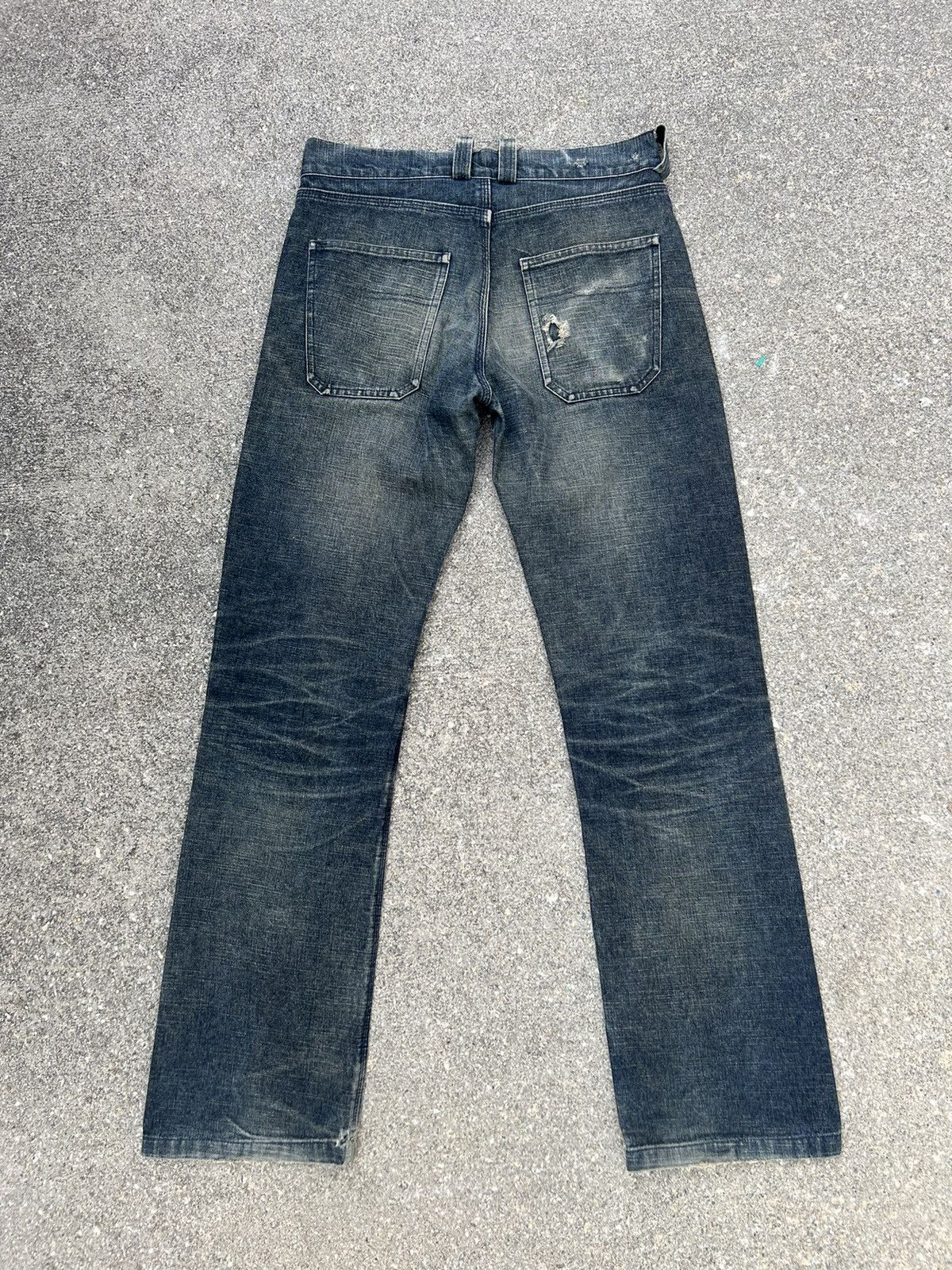 Christophe Lemaire Vintage Christophe Lemaire France Ripped Denim Trashed Jeans Size US 30 / EU 46 - 5 Thumbnail