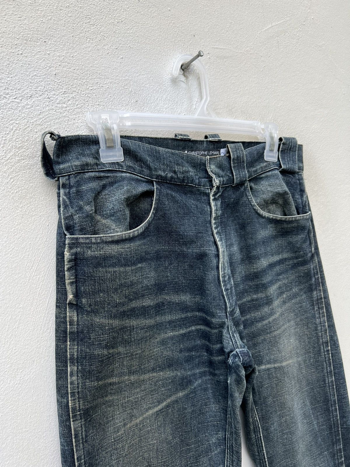 Christophe Lemaire Vintage Christophe Lemaire France Ripped Denim Trashed Jeans Size US 30 / EU 46 - 7 Thumbnail
