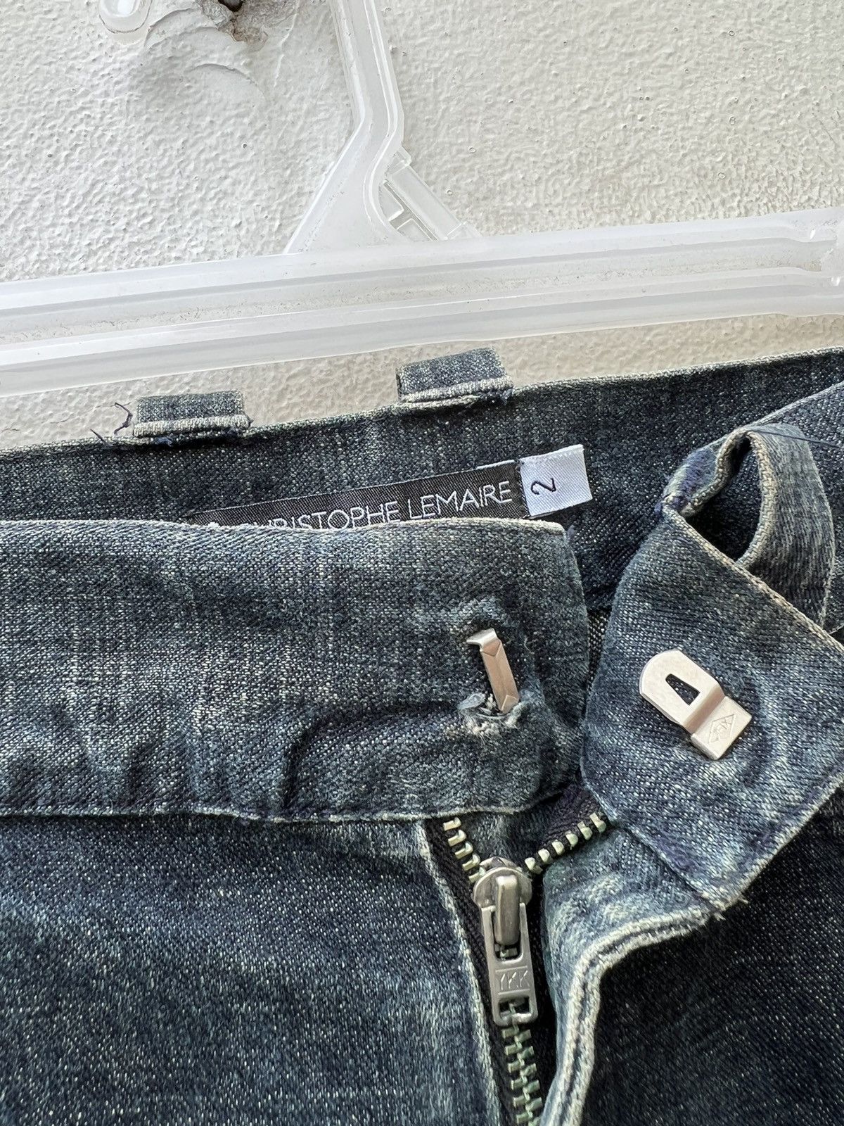 Christophe Lemaire Vintage Christophe Lemaire France Ripped Denim Trashed Jeans Size US 30 / EU 46 - 8 Thumbnail